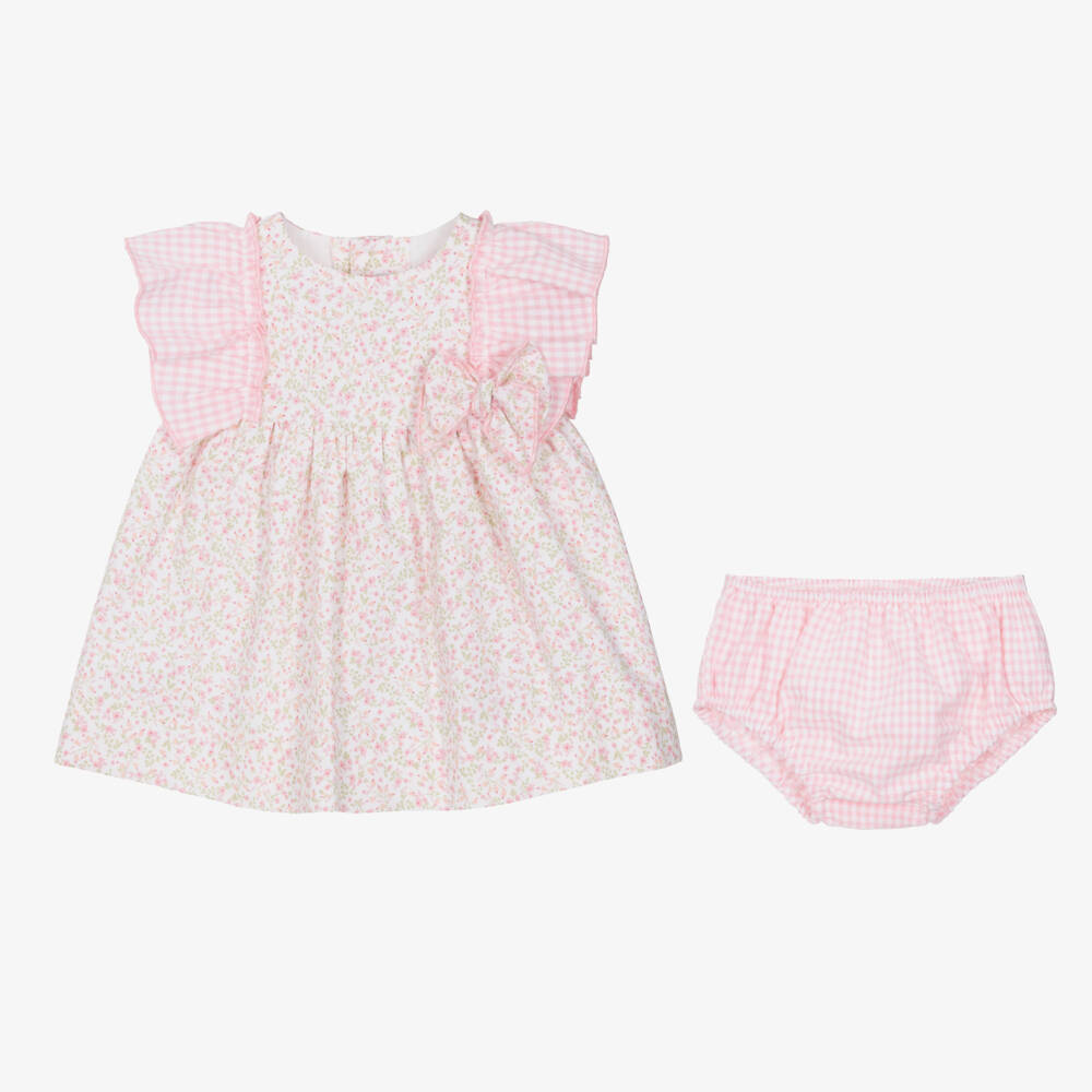 Miranda-Girls Delicate Pink Blossom Dress | Childrensalon Outlet