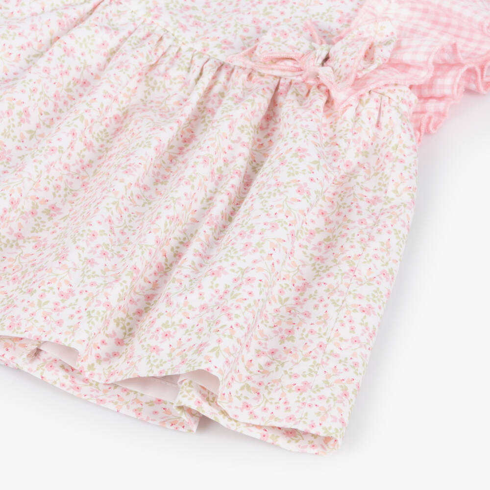 Miranda-Girls Delicate Pink Blossom Dress | Childrensalon Outlet