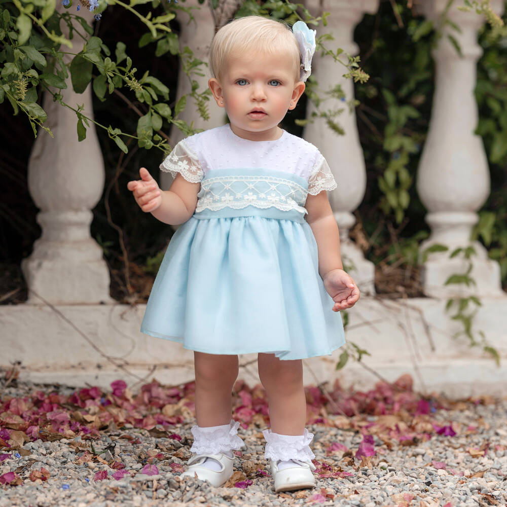 Miranda-فستان فاخر بلون الياقوت للبنات | Childrensalon Outlet