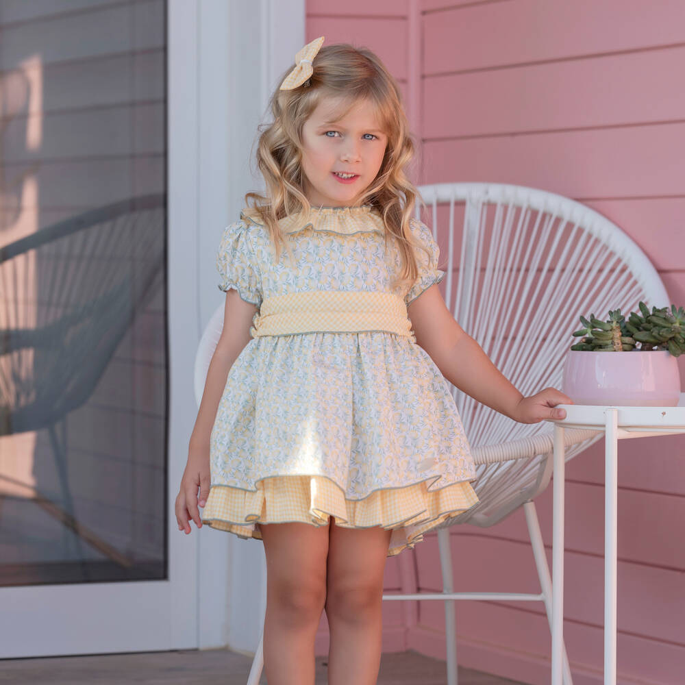 Miranda-Girls Lemon Delight Summer Dress | Childrensalon Outlet