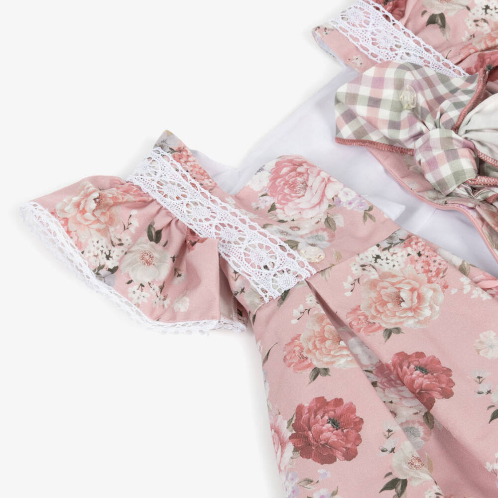 Miranda-Girls Pastel Floral Lace Dress | Childrensalon Outlet