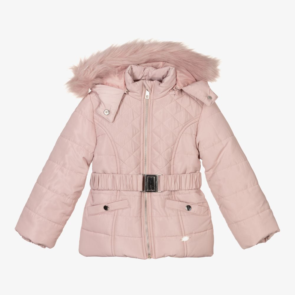 Miranda - Chaqueta acolchada rosa para niña Childrensalon Outlet
