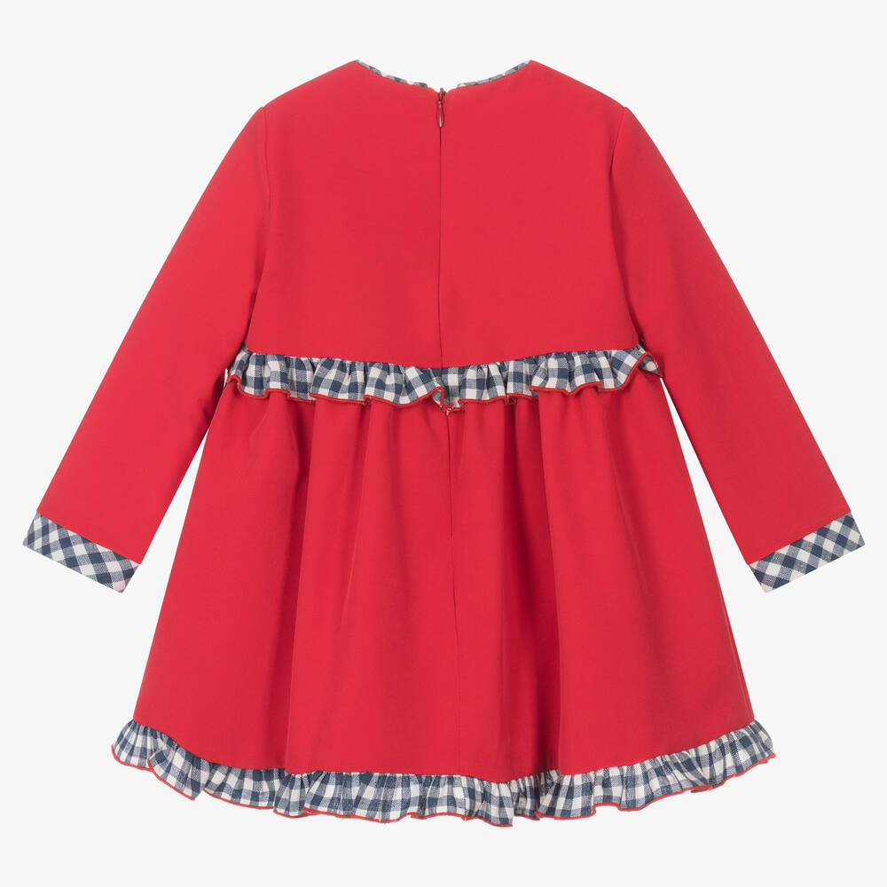 Miranda-فستان لون أحمر وأزرق | Childrensalon Outlet
