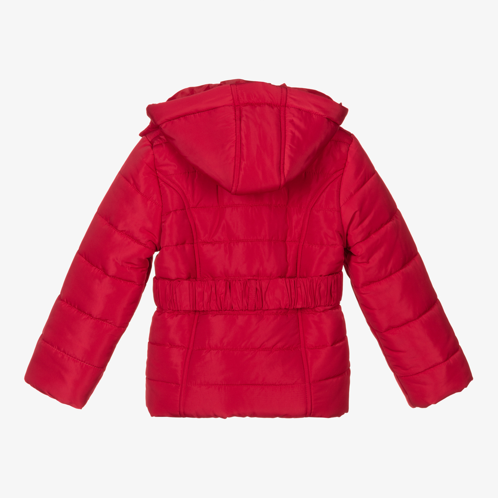 Miranda-جاكيت مبطن لون أحمر للبنات | Childrensalon Outlet