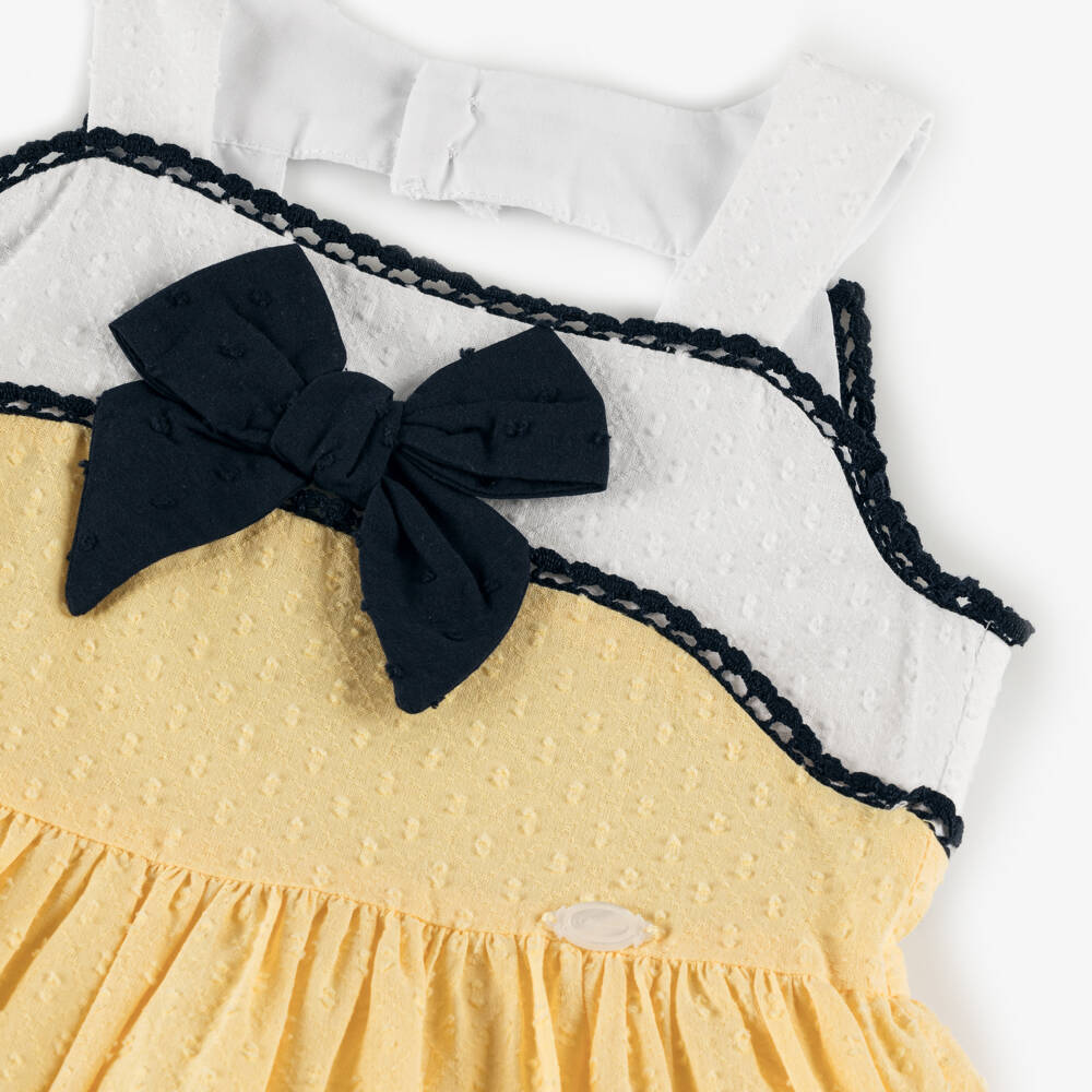 Miranda-Girls Sunny Plumeti Cotton Frock | Childrensalon Outlet