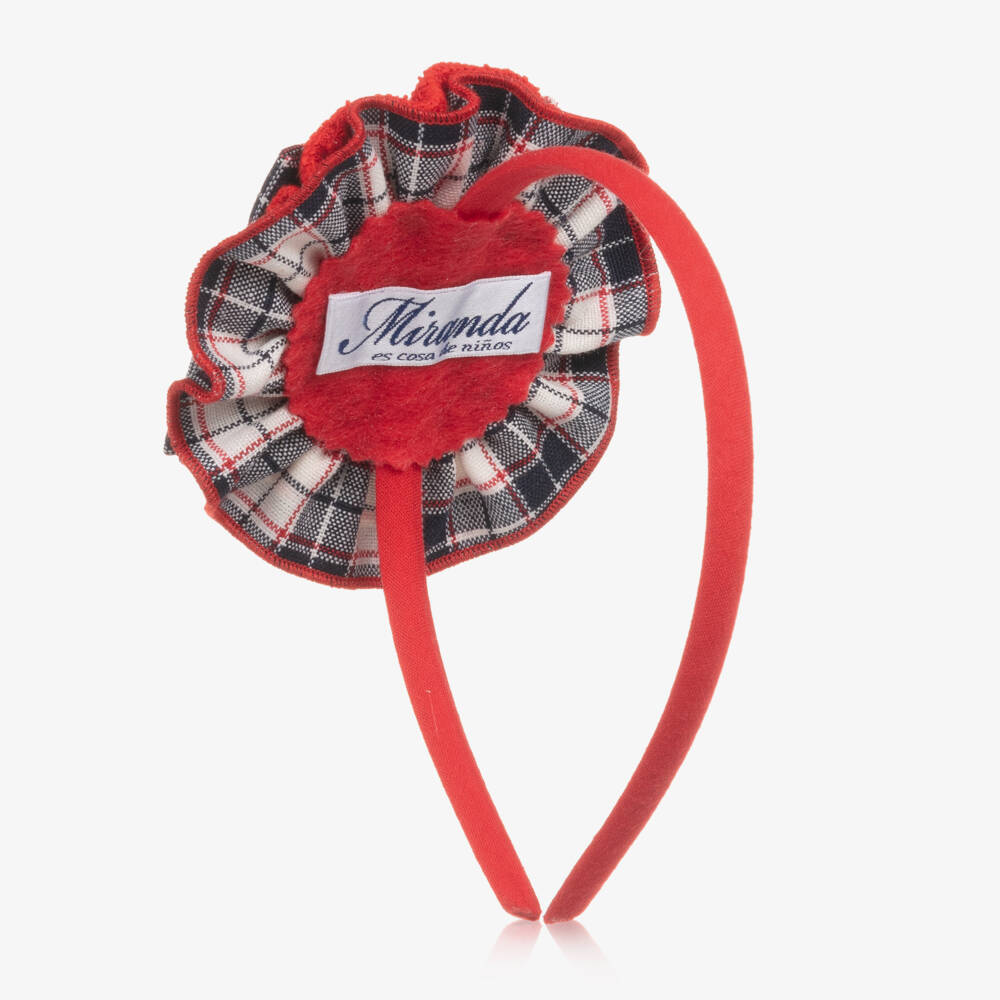 Miranda-Girls Tartan Bow Accessory Headband | Childrensalon Outlet