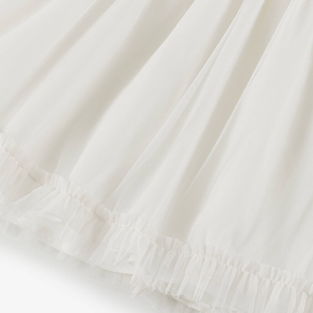 Miranda-فستان عاجي من الدانتيل والتول للبنات | Childrensalon Outlet