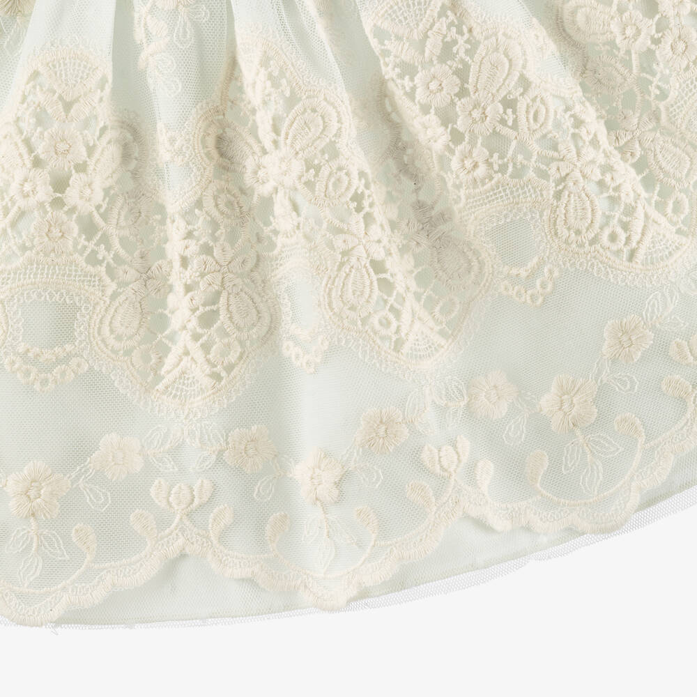 Miranda-Mint Green Lace Dress | Childrensalon Outlet