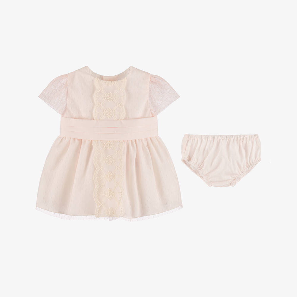 Miranda-Pink Lace Dress Set | Childrensalon Outlet