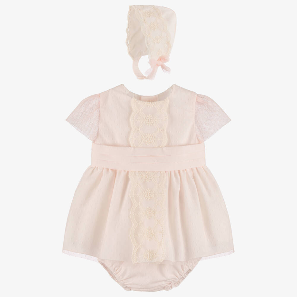 Miranda-Pink Lace Dress Set | Childrensalon Outlet