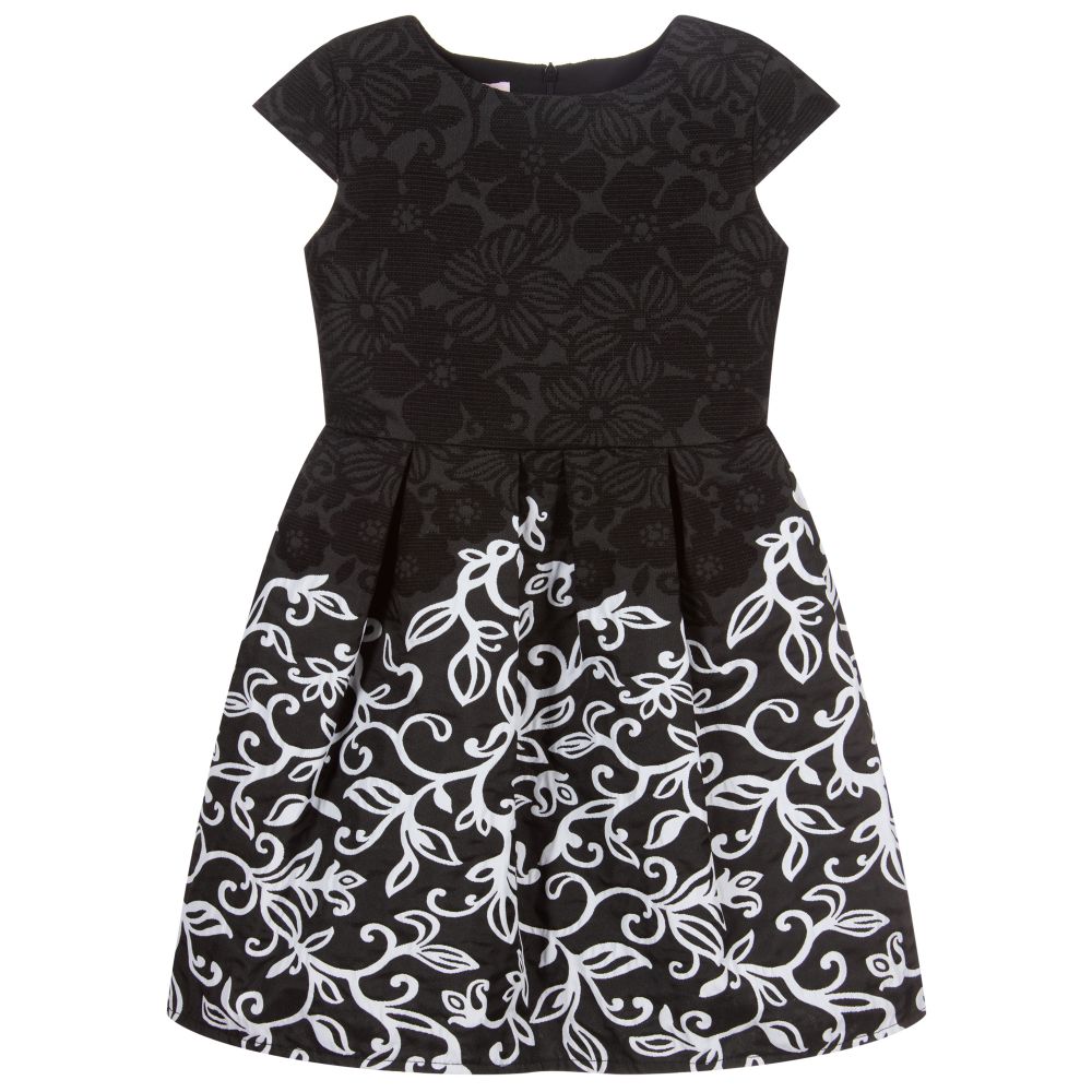 ميس بلومارين-Girls Black & White Dress | Childrensalon Outlet