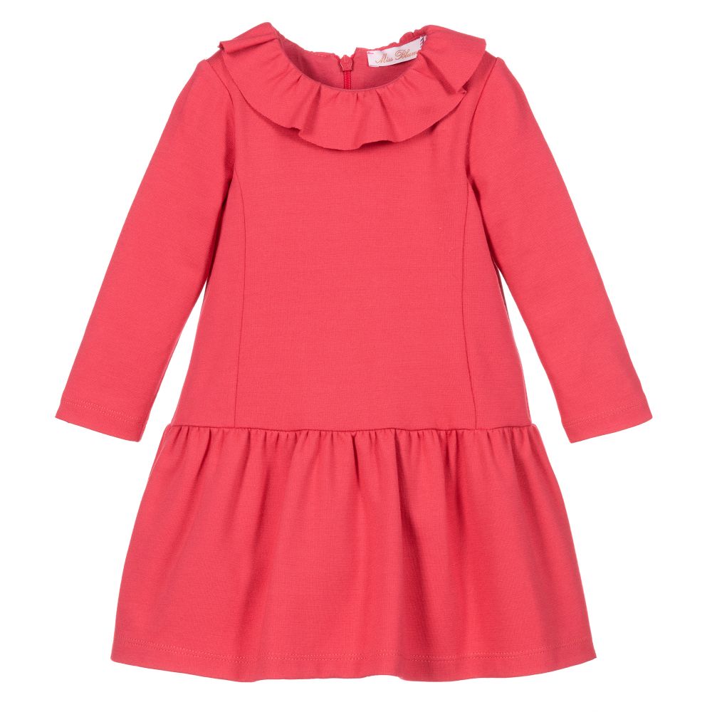 Miss Blumarine-Pink Viscose Jersey Dress | Childrensalon Outlet