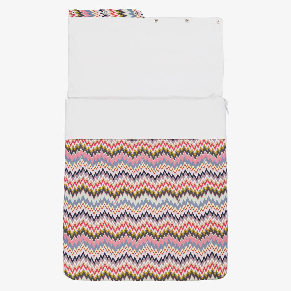 Missoni-Розовое хлопковое гнездышко зигзаг для девочек | Childrensalon Outlet