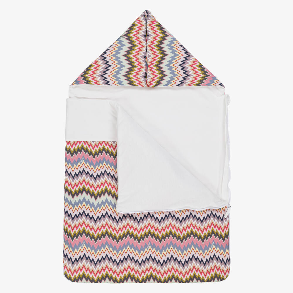 Missoni-Розовое хлопковое гнездышко зигзаг для девочек | Childrensalon Outlet
