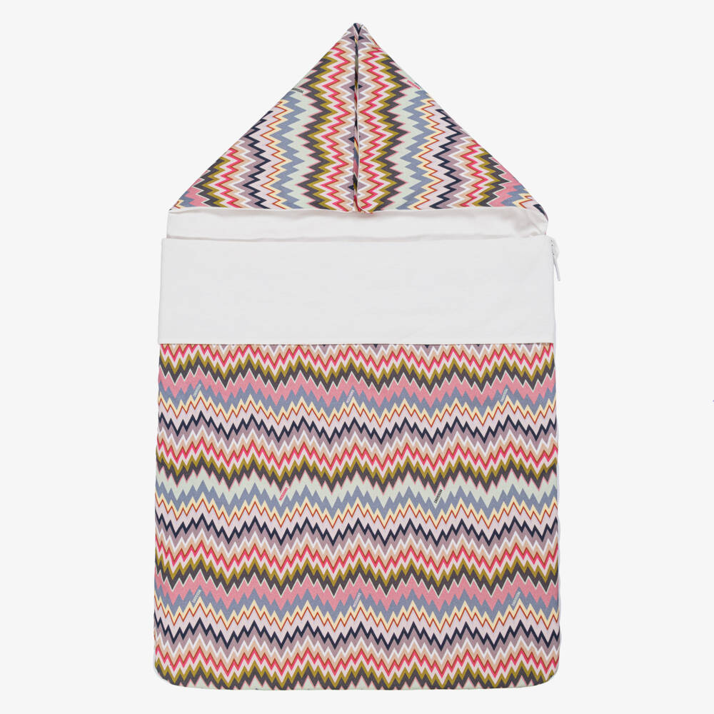 Missoni-Розовое хлопковое гнездышко зигзаг для девочек | Childrensalon Outlet