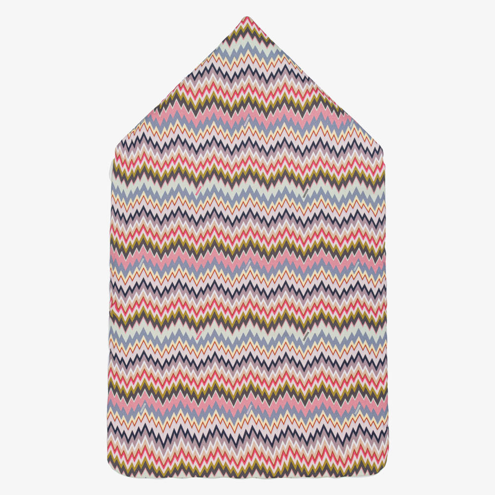Missoni-Розовое хлопковое гнездышко зигзаг для девочек | Childrensalon Outlet