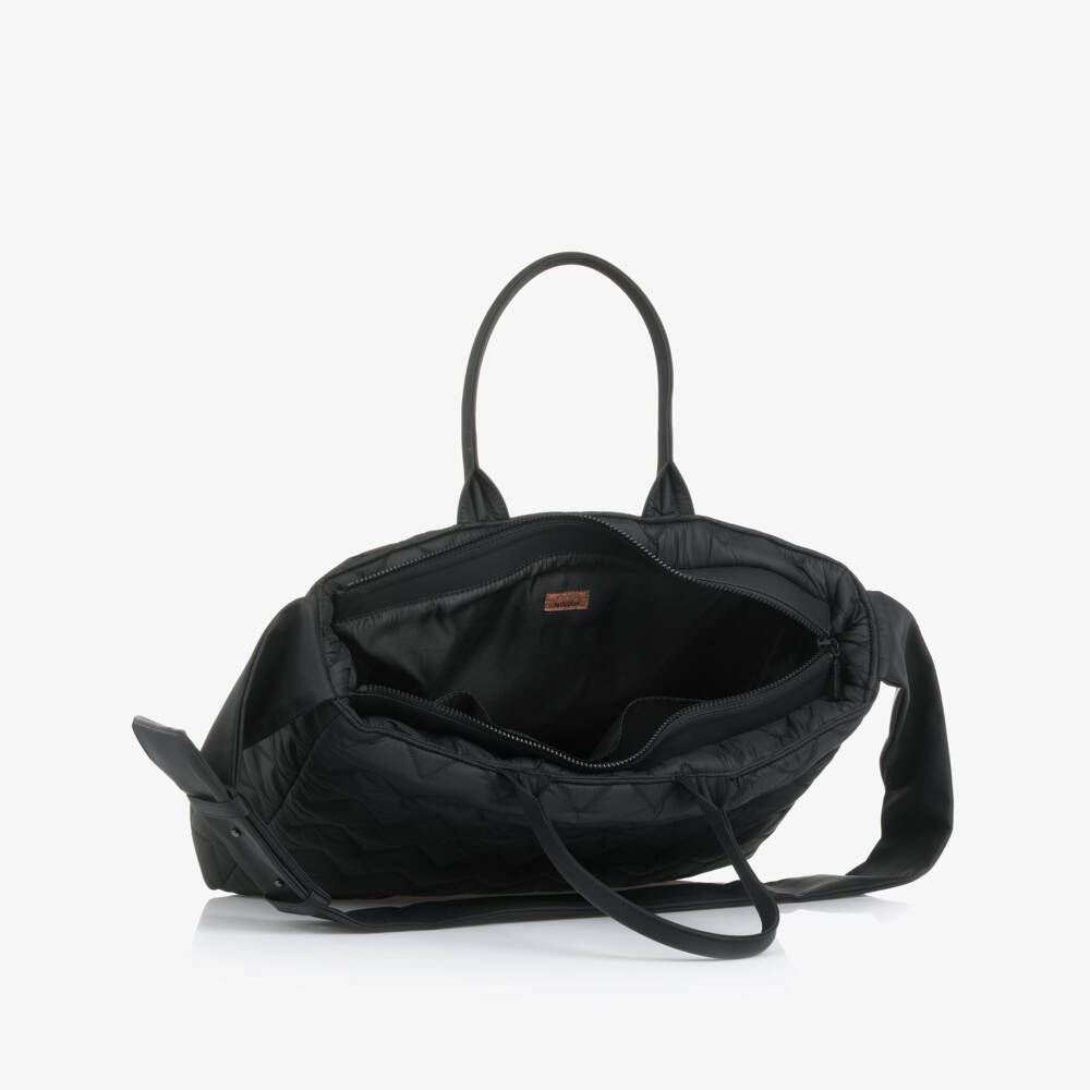Missoni-Black Quilted Zigzag Changing Bag (42cm) | Childrensalon Outlet