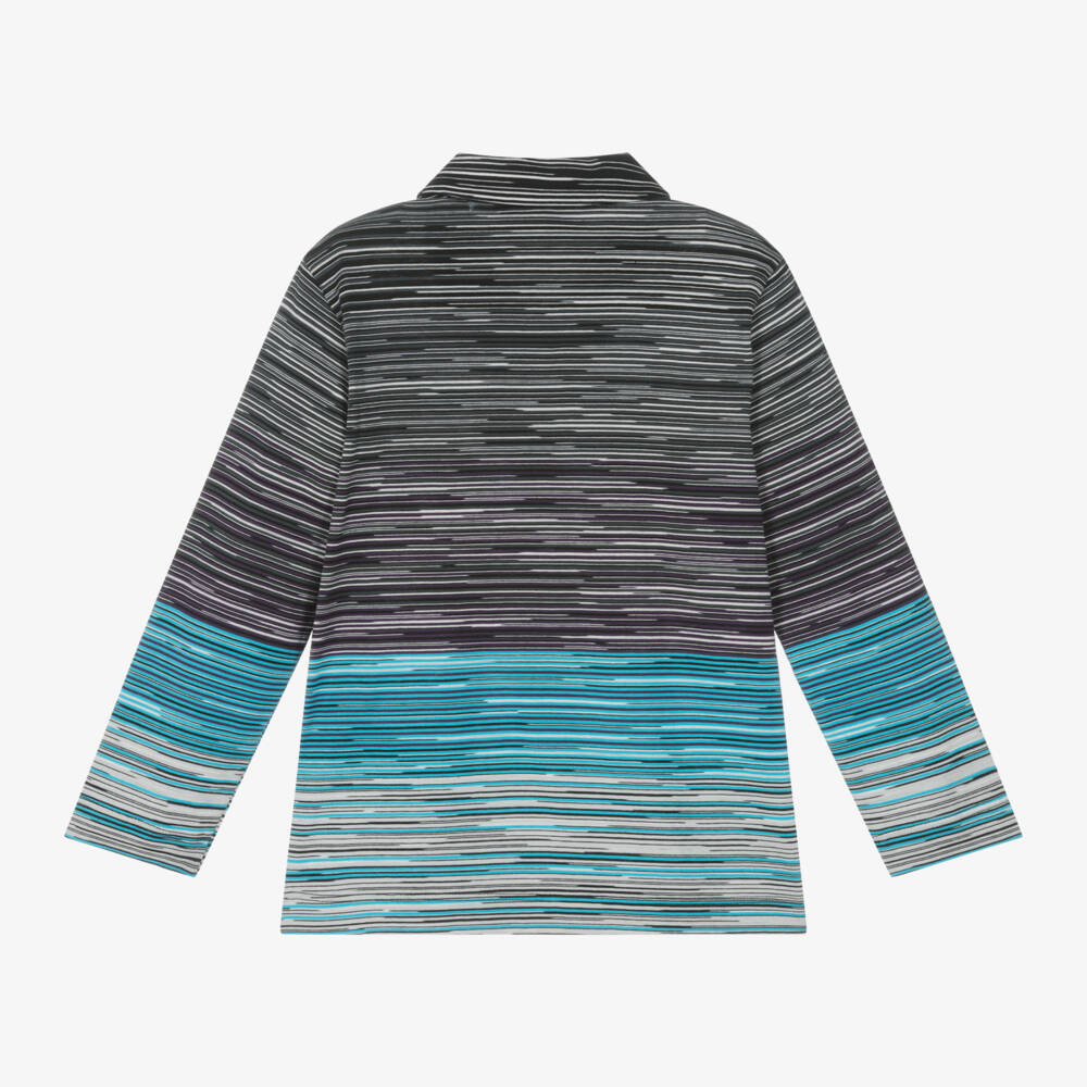 Missoni-Boys Long-Sleeve Striped Polo | Childrensalon Outlet