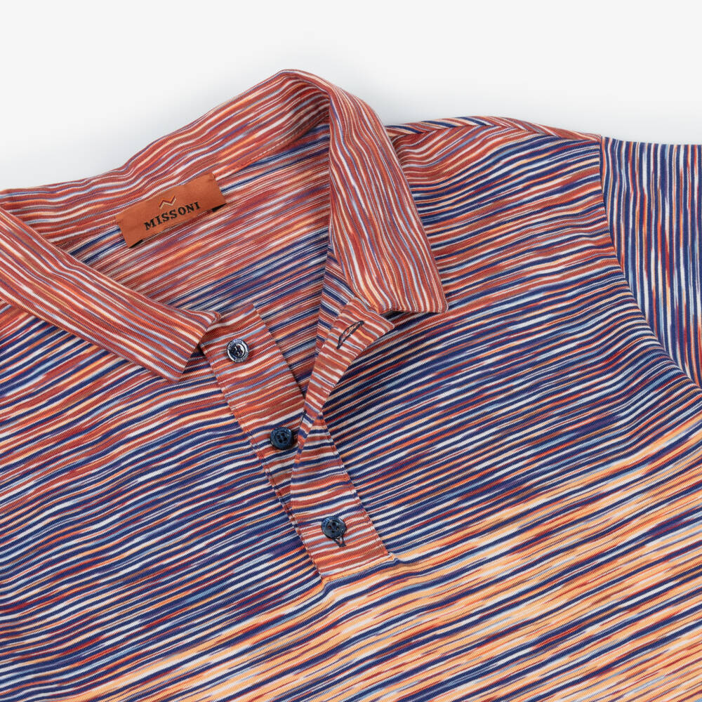 Missoni-Boys Vibrant Striped Polo Top | Childrensalon Outlet
