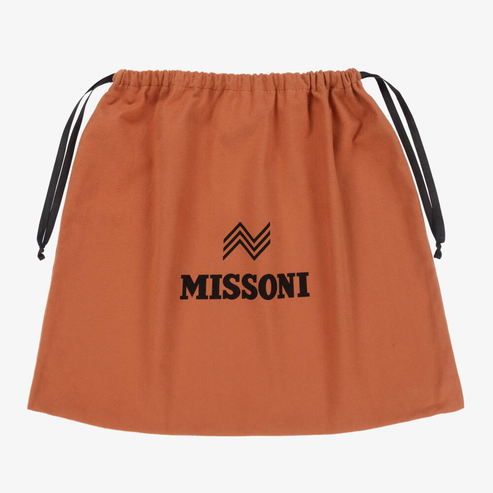 ميسوني-شورت سباحة زيغ زاغ لون برتقالي للأولاد | Childrensalon Outlet