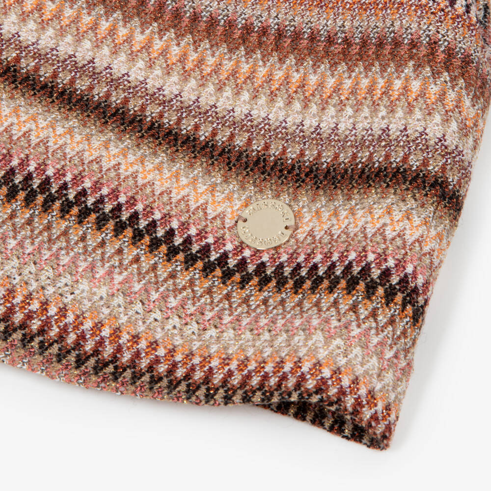 Missoni-بلوزة بنات بيج بنمط متعرج | Childrensalon Outlet