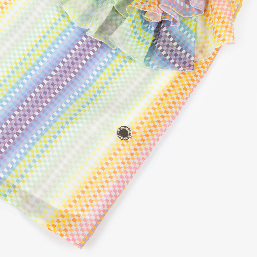 Missoni-فستان أورجانزا حرير-قطن ملون للبنات | Childrensalon Outlet