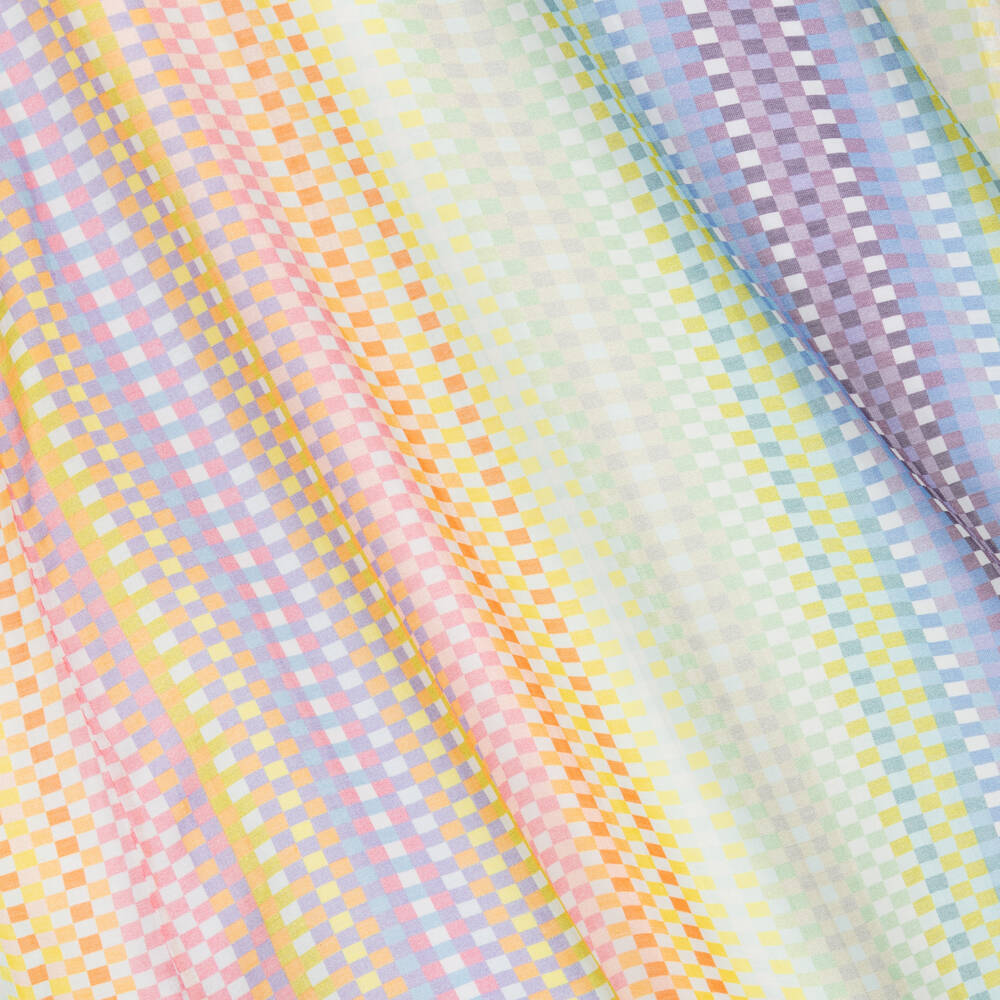 Missoni-فستان أورجانزا حرير-قطن ملون للبنات | Childrensalon Outlet