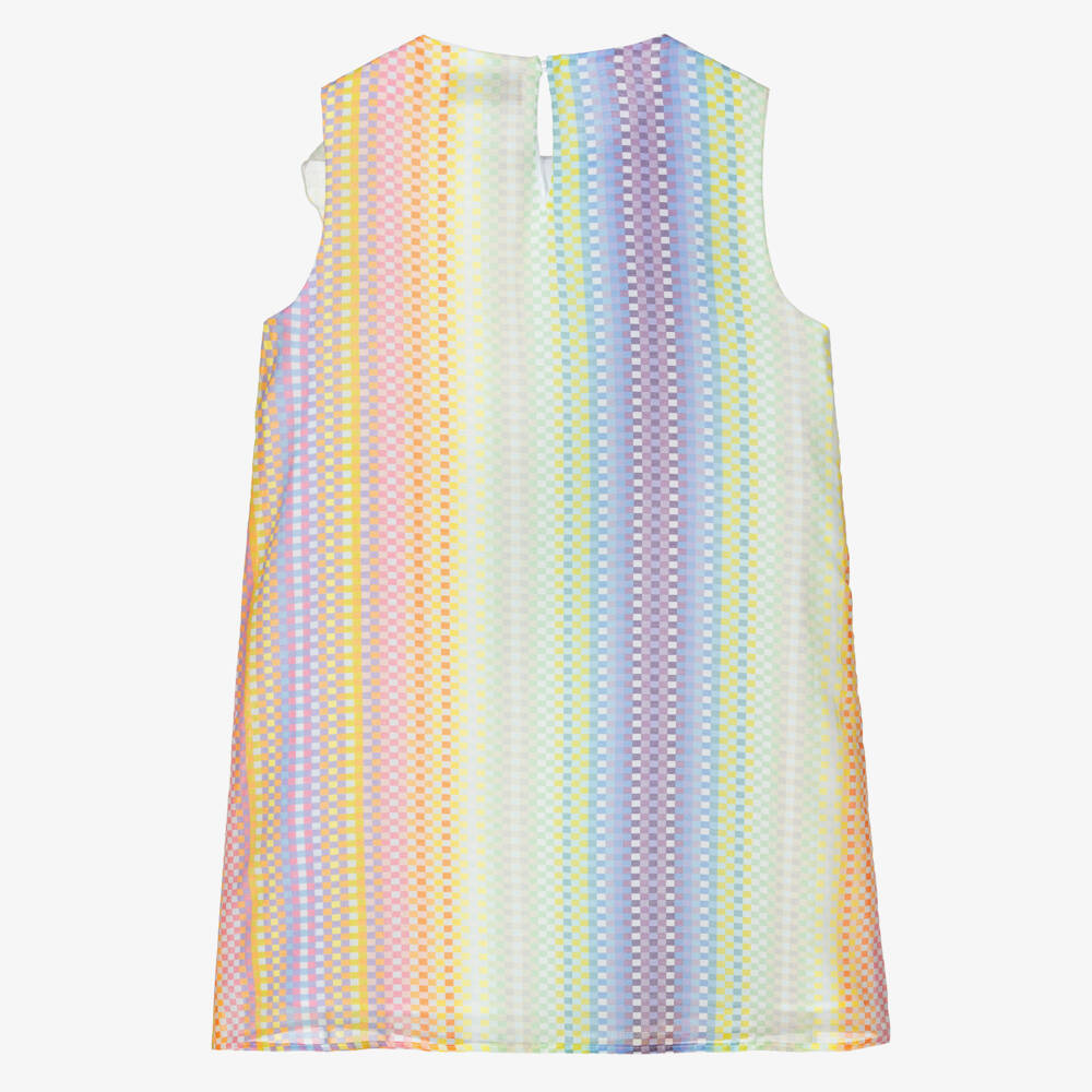 Missoni-فستان أورجانزا حرير-قطن ملون للبنات | Childrensalon Outlet