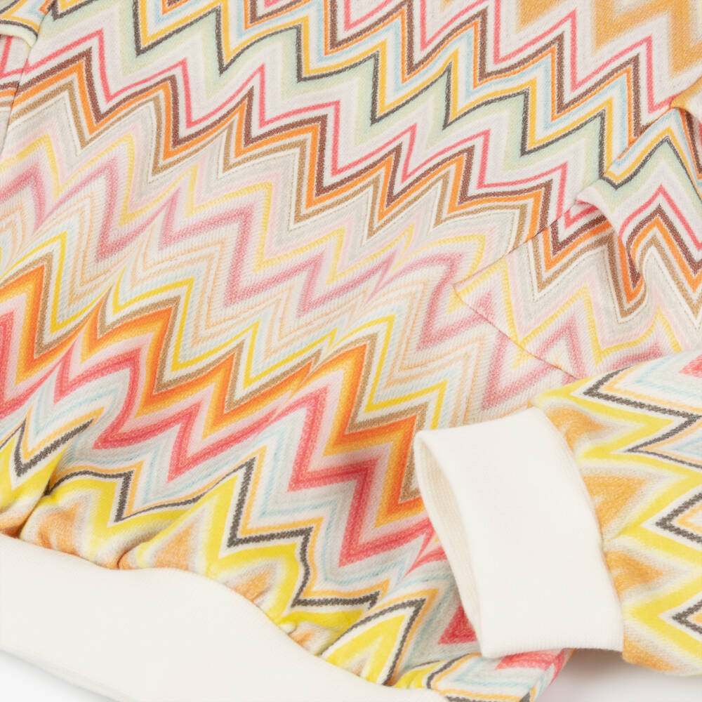 Missoni-Girls Colourful Zigzag Jumper | Childrensalon Outlet