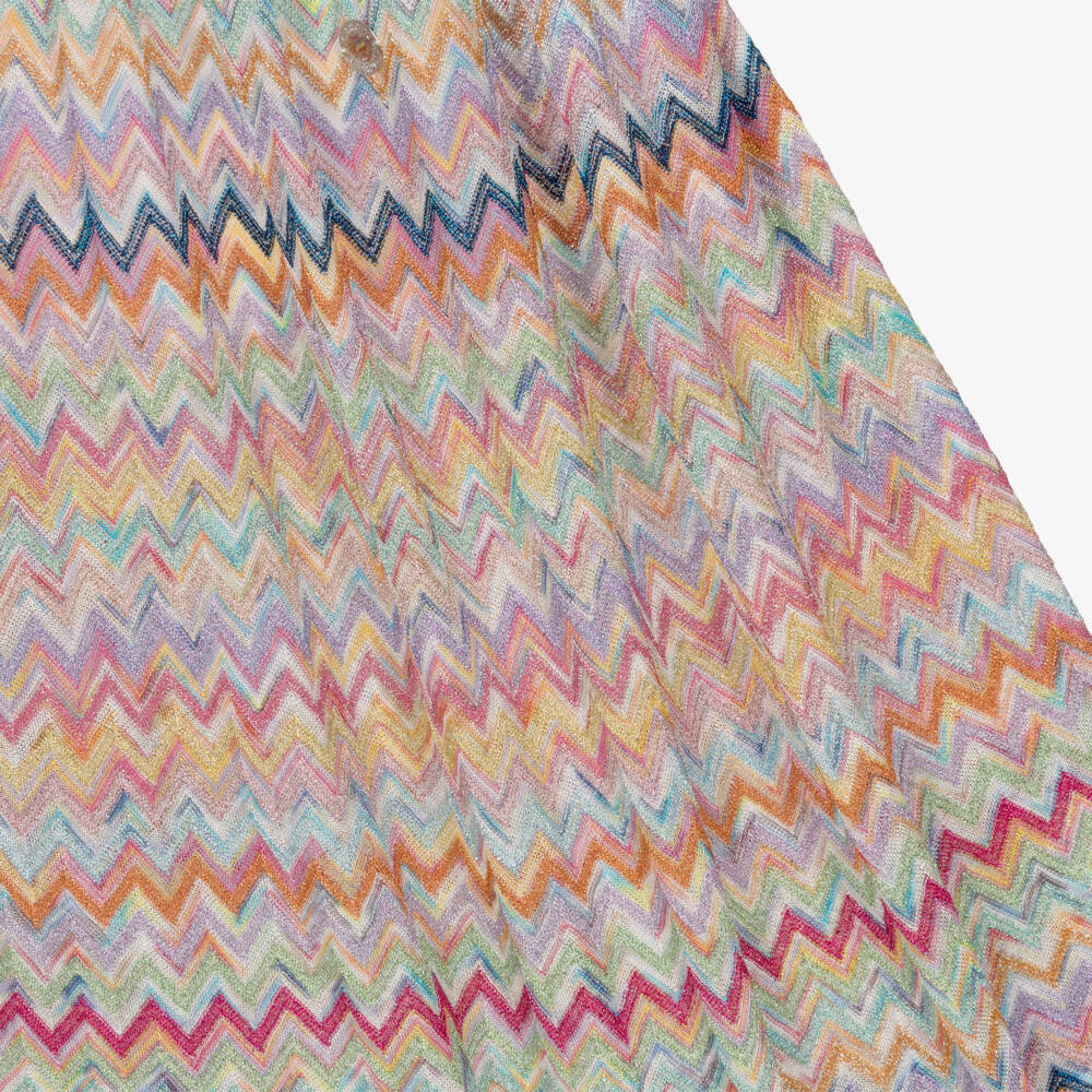 Missoni-Girls Colourful Zigzag Pattern Sleeveless Dress | Childrensalon Outlet