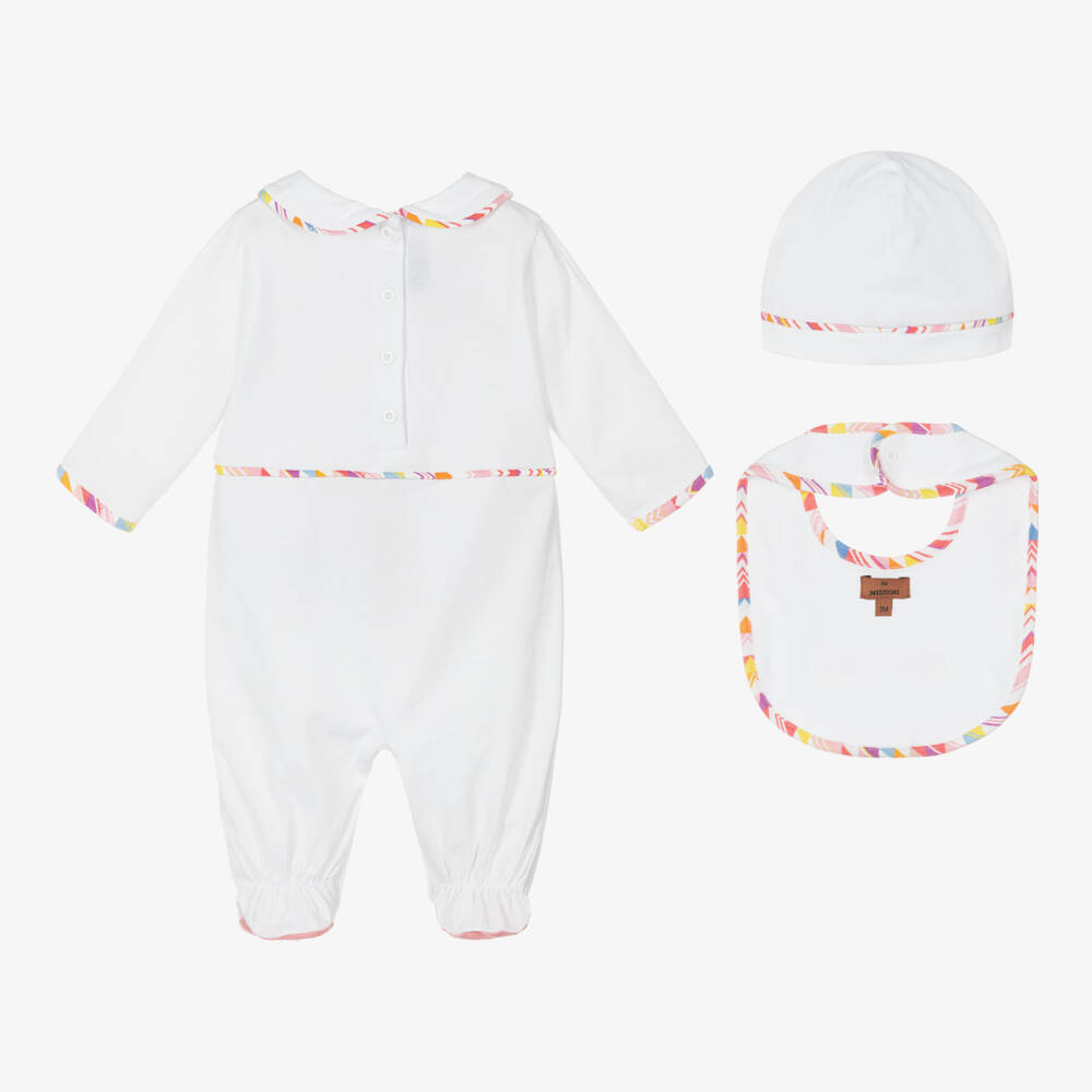 Missoni-Girls Elegant Cotton Zigzag Ensemble | Childrensalon Outlet