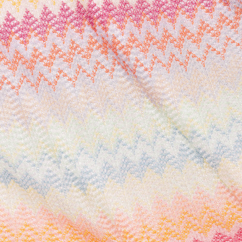 Missoni-Girls Pastel Zigzag Knit Frock | Childrensalon Outlet