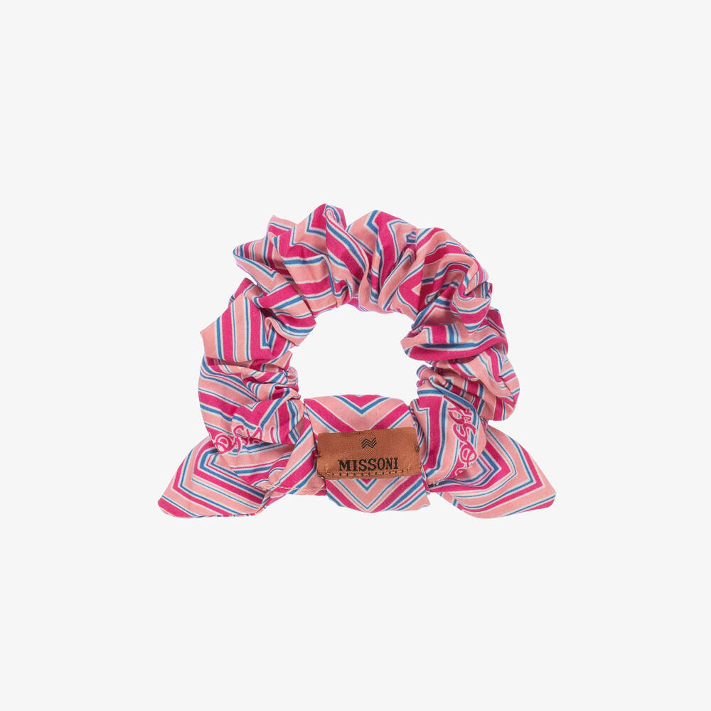 Missoni-Розовая хлопковая резинка для волос (13см) | Childrensalon Outlet