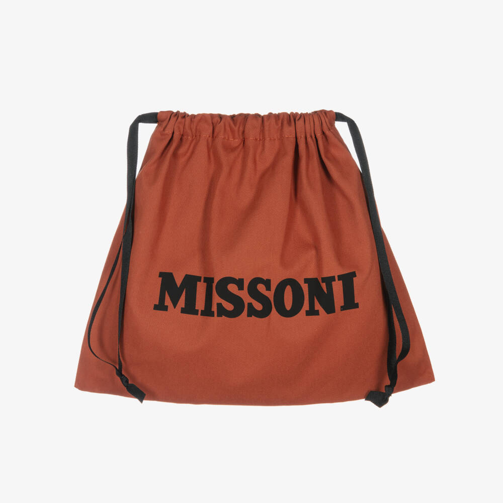 Missoni-Girls Pink Crochet Zigzag Tote | Childrensalon Outlet