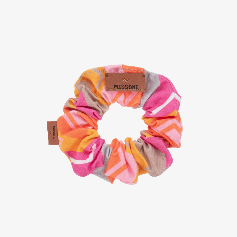 Missoni-Girls Pink Patterned Hair Elastic | Childrensalon Outlet