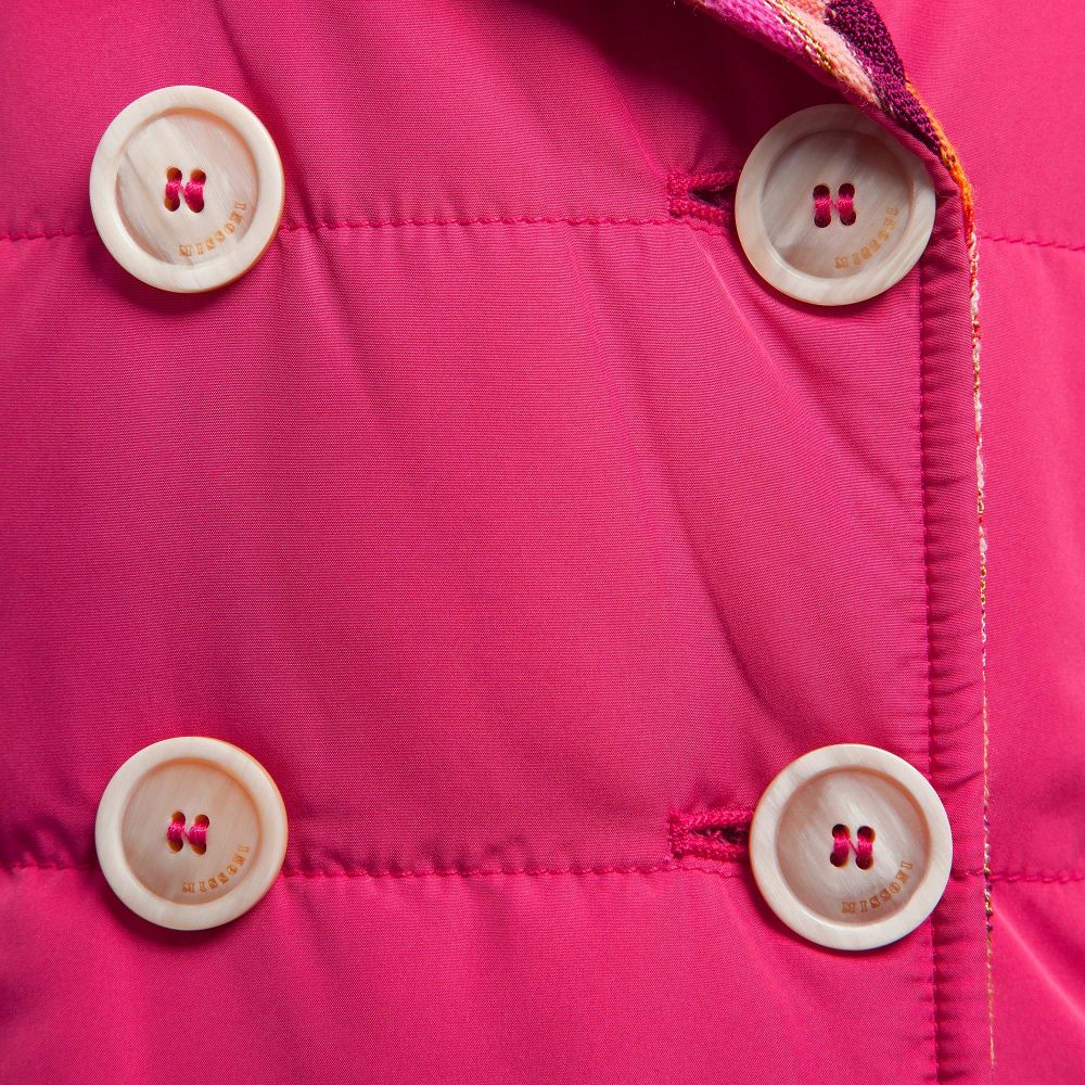 Missoni-معطف وردي ذو وجهين للفتيات | Childrensalon Outlet