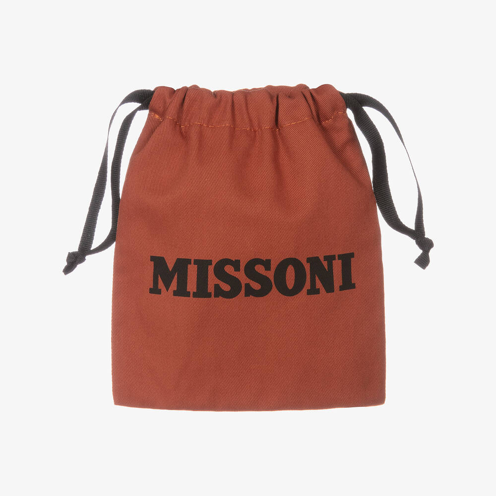 Missoni-Girls Pink Zigzag Logo Swimsuit | Childrensalon Outlet