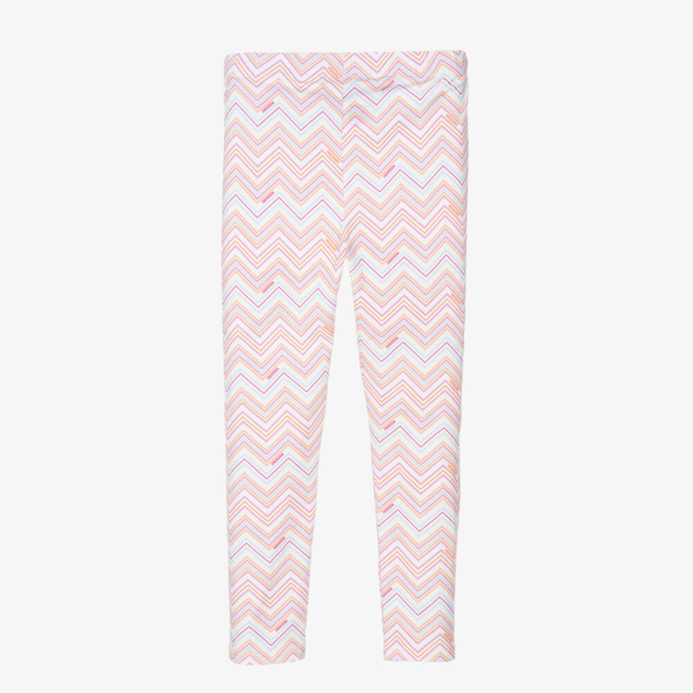Missoni-Girls Vibrant Zigzag Cotton Trousers | Childrensalon Outlet