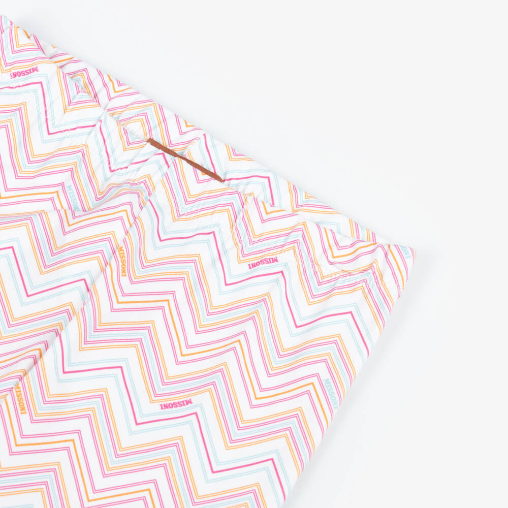 Missoni-Girls Vibrant Zigzag Cotton Trousers | Childrensalon Outlet