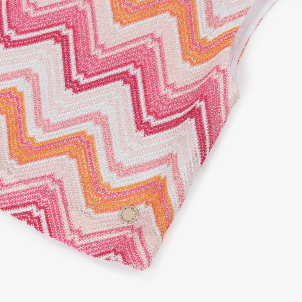 Missoni-Girls Vibrant Zigzag Knit Blouse | Childrensalon Outlet