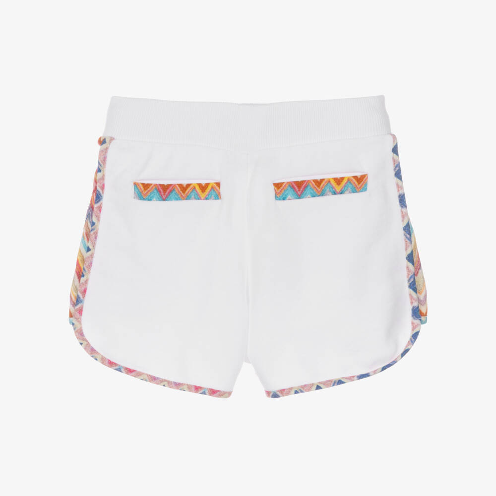 Missoni-Белые шорты с узором для девочек | Childrensalon Outlet