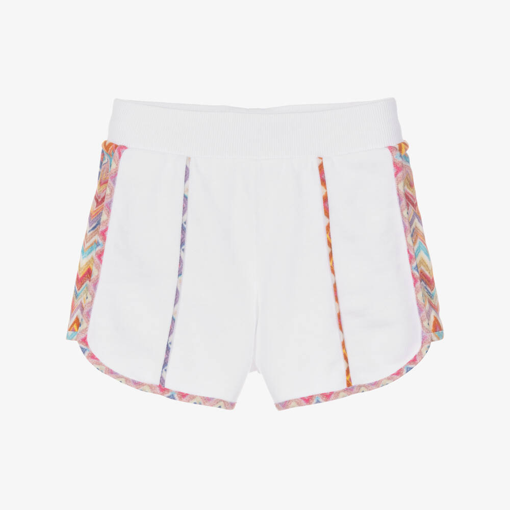 Missoni-Белые шорты с узором для девочек | Childrensalon Outlet