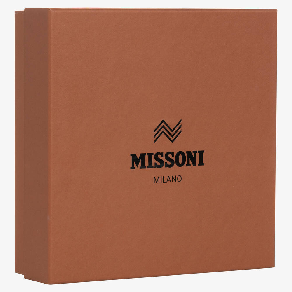 ميسوني-طقم أفرول قطن لون أبيض وزهري للمولودات | Childrensalon Outlet