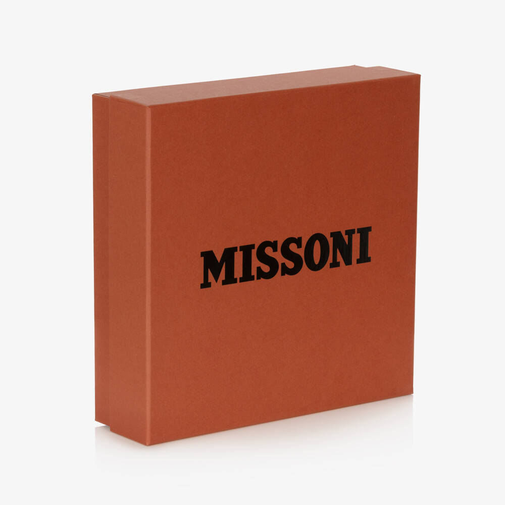 Missoni-Girls White & Pink Zigzag Cotton Babysuit Gift Set | Childrensalon Outlet