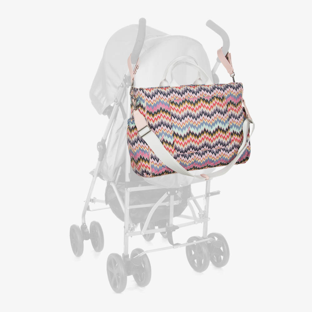 Missoni-Pink & Purple Zigzag Changing Bag (50cm) | Childrensalon Outlet
