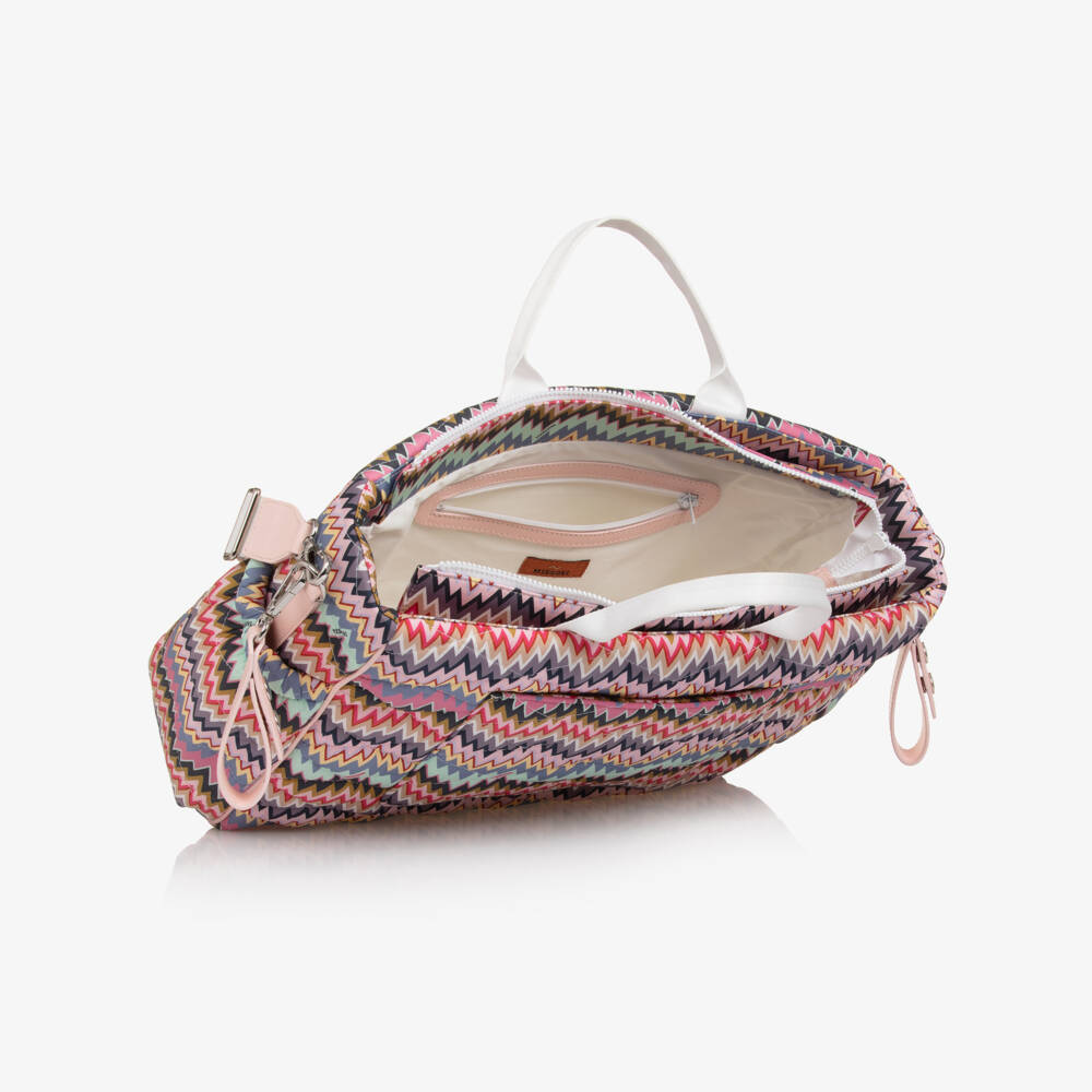 Missoni-Pink & Purple Zigzag Changing Bag (50cm) | Childrensalon Outlet