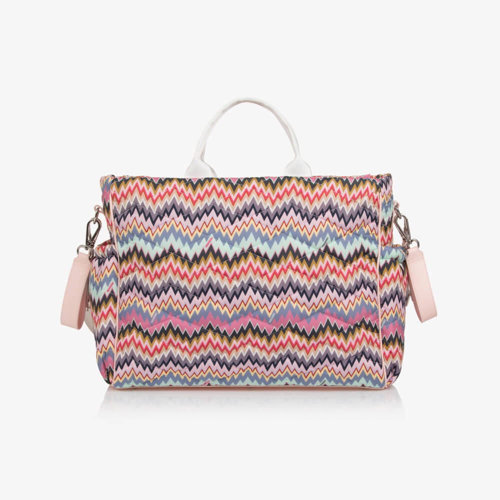 Missoni-Pink & Purple Zigzag Changing Bag (50cm) | Childrensalon Outlet
