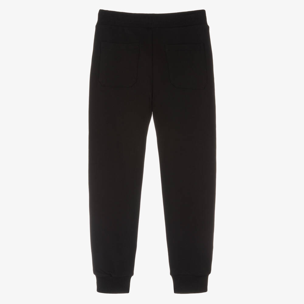Missoni-Teen Boys Black Cotton Joggers | Childrensalon Outlet