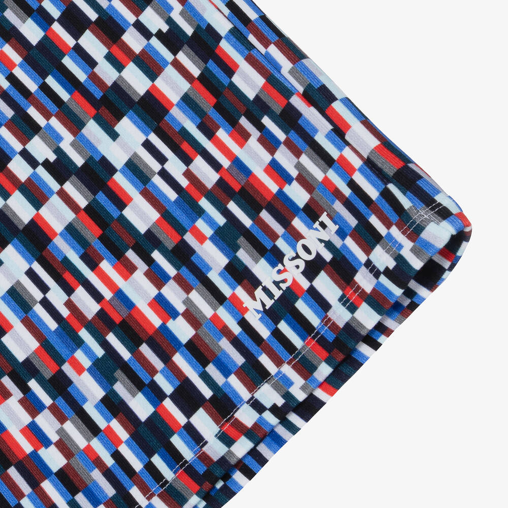 Missoni-Teen Boys Blue Cotton Jersey Shorts | Childrensalon Outlet