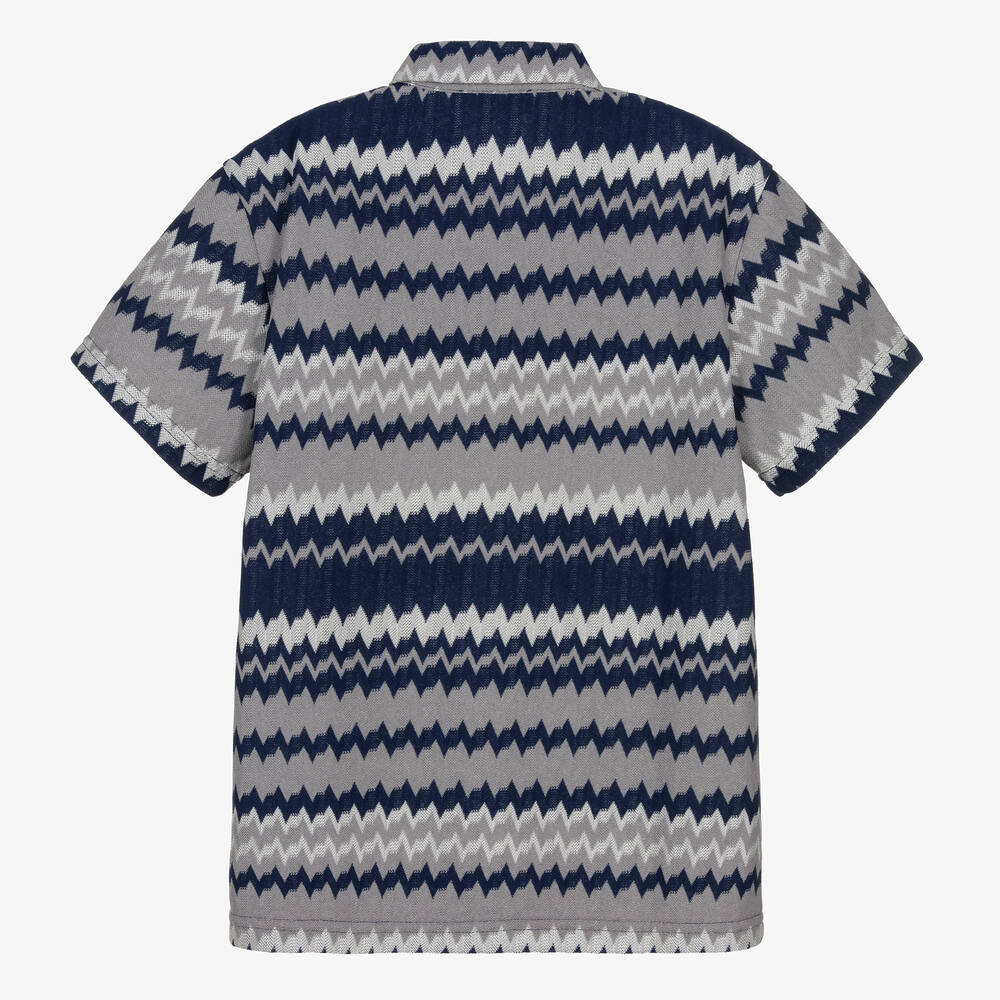 Tシャツ・カットソー MISSONI Embroidered Wool Polo Shirt Missoni Embroidered Wool Polo Shirt 100% Wool – LOZURI®